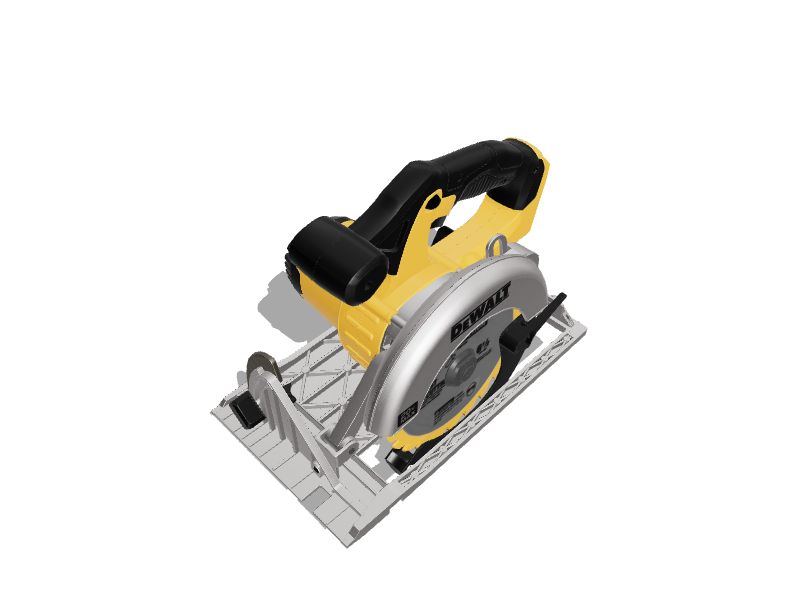 DEWALT 20 volt Max 6 1 2 in Cordless Circular Saw Bare Tool in