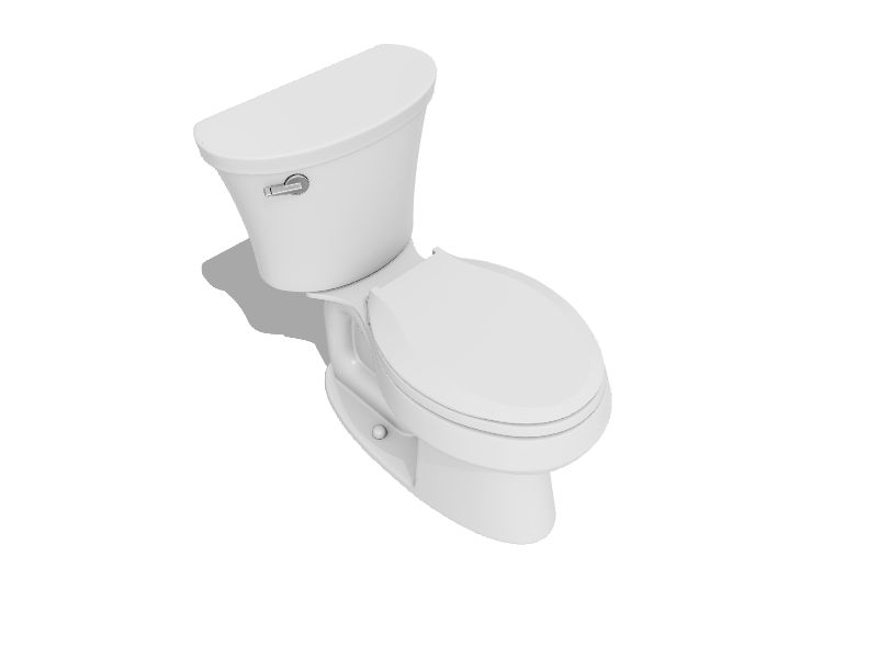 KOHLER Cavata The Complete Solution White Dual Flush Elongated Chair