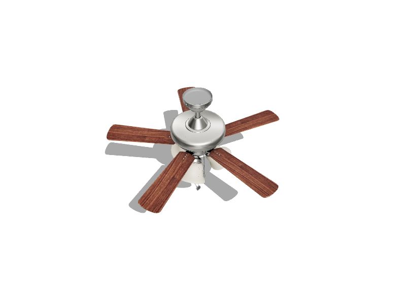 Harbor Breeze Lansing 42in Brushed Nickel Indoor Ceiling Fan with