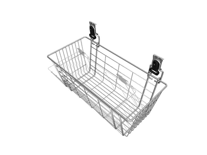 Rubbermaid Fast Track Garage 24 Steel Wire Mesh Storage Basket 