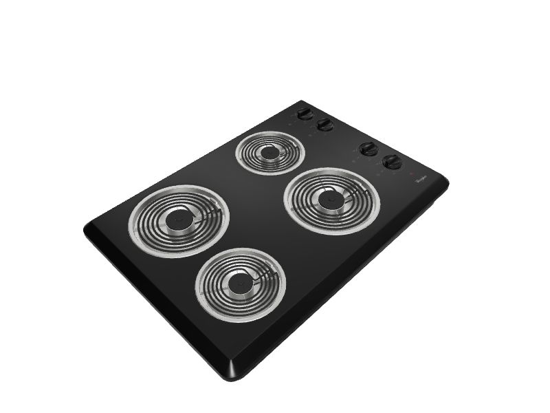 Whirlpool 30 Built-In Electric Cooktop Black WCC31430AB - Best Buy