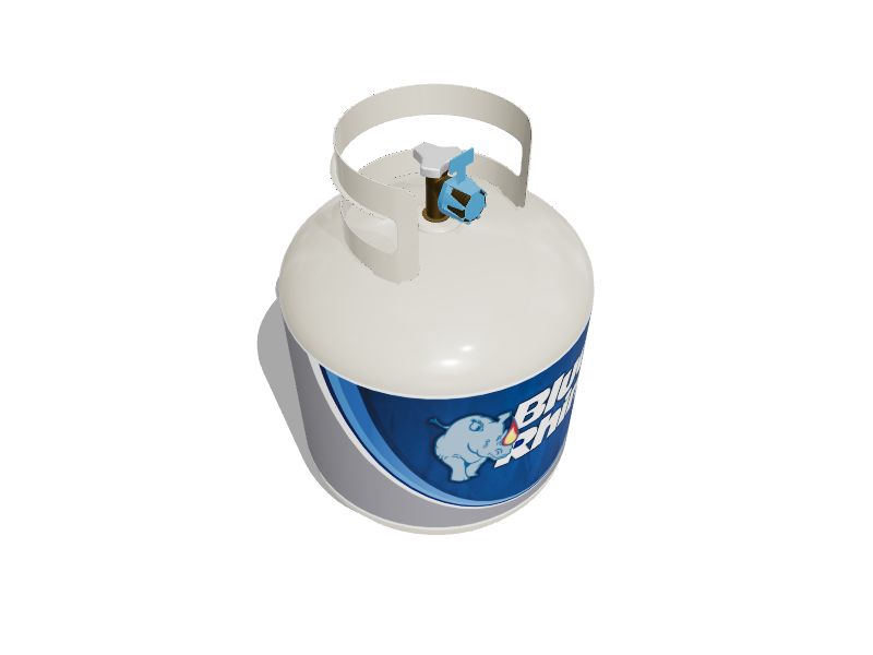 Bernzomatic Refillable/Exchangeable Off-white Steel Propane Tank 20 lbs -  Easy Purging and Filling - Overfill Protection Device in the Propane Tanks  & Accessories department at