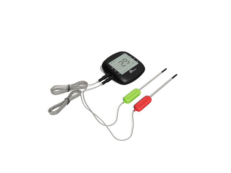 BBQ Dragon 6-Channel Meat Thermometer with 2 Probes - Smart Grilling  Accessory