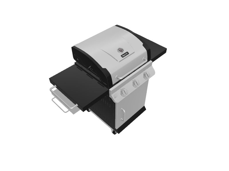 DynaGlo Stainless Steel 3Burner Natural Gas Grill in the Gas Grills