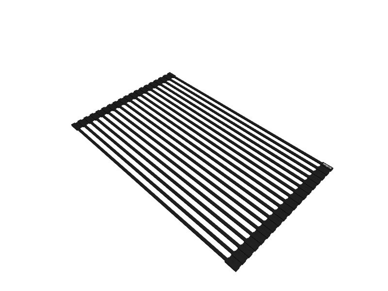 Kraus 12.75-in x 20.5-in Silicone Sink Mat in Black | KRM-10NB