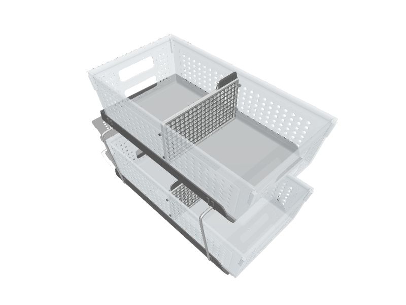 Two Tier Organizer with Dividers