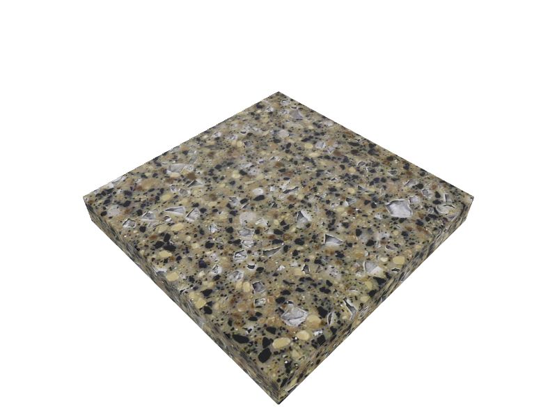 allen + roth Alpine Ridge Solid Surface Brown Kitchen Countertop SAMPLE ...
