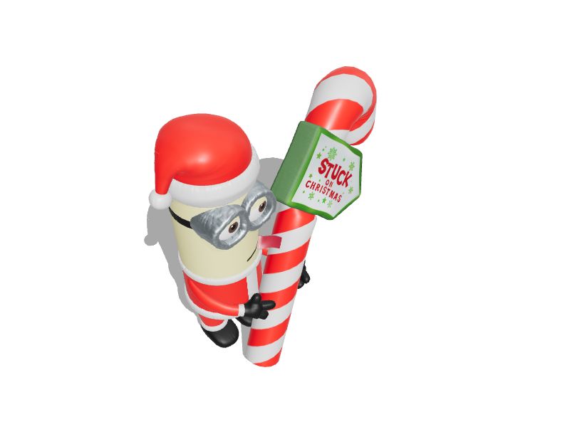 Universal Despicable Me 7ft Lighted Minion Christmas Inflatable at