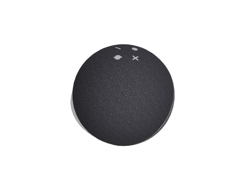 PARLANTE  ECHO DOT 4TH GEN WITH ALEXA CHARCOAL