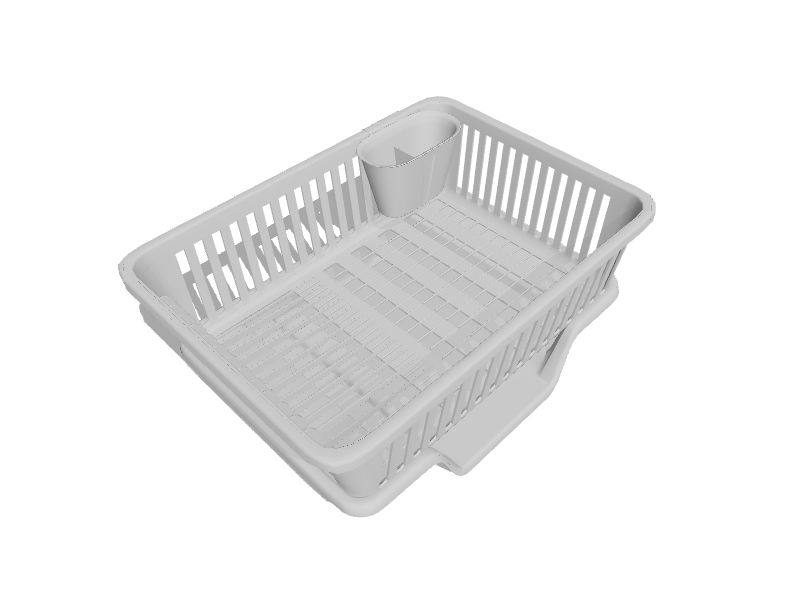 United Solutions SK0031 Two Piece Dish Rack and Drain Board Set in