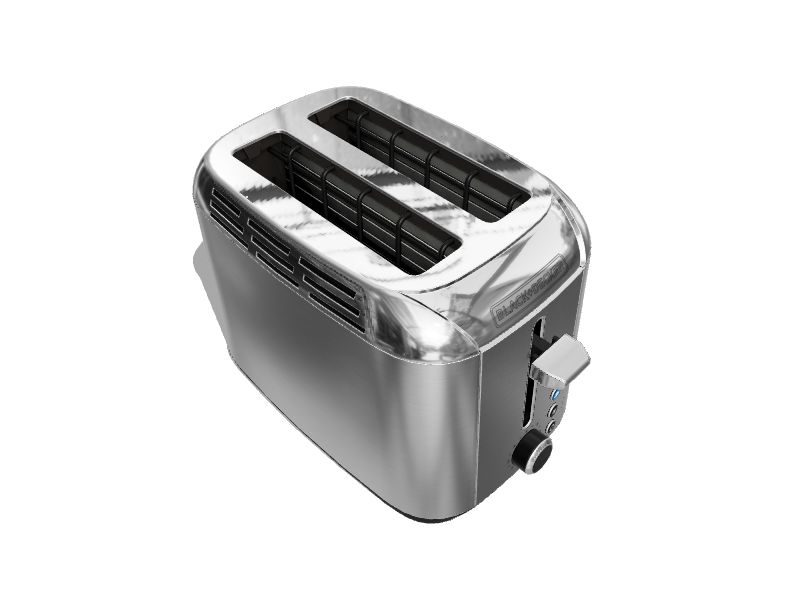 BLACK+DECKER Rapid Toast 2-Slice Stainless Steel Wide Slot Toaster TR3500SD  - The Home Depot