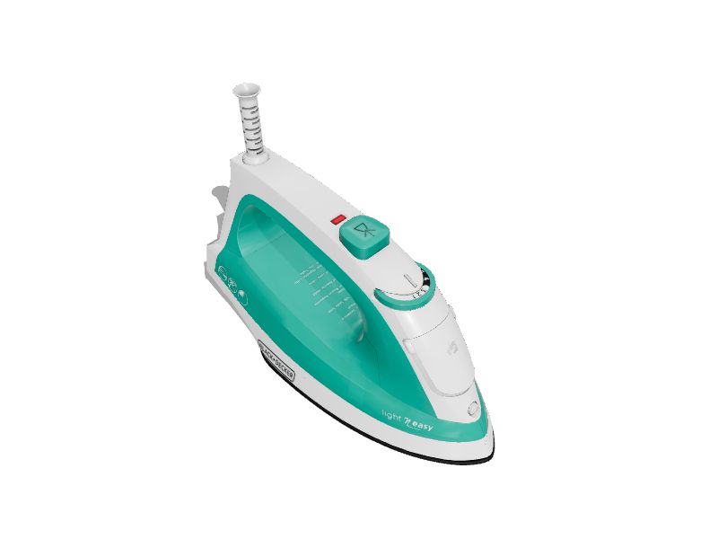 BLACK+DECKER Light 'N Easy Compact Steam Iron, Teal IR1010 - The Home Depot