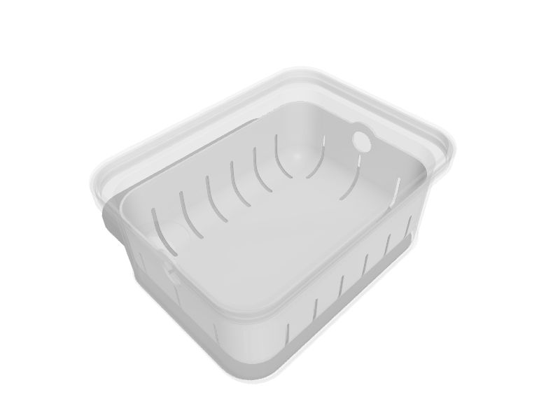 iDesign + The Spruce Multisize Plastic Food Storage Container