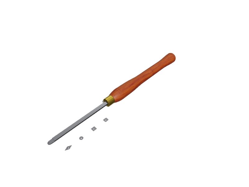 WEN 18.5-in Indexable Wood Turning Chisel with Four Carbide Cutter