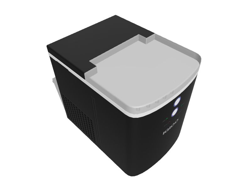 Igloo 33 lb Automatic Portable Countertop Ice Maker Machine, Black