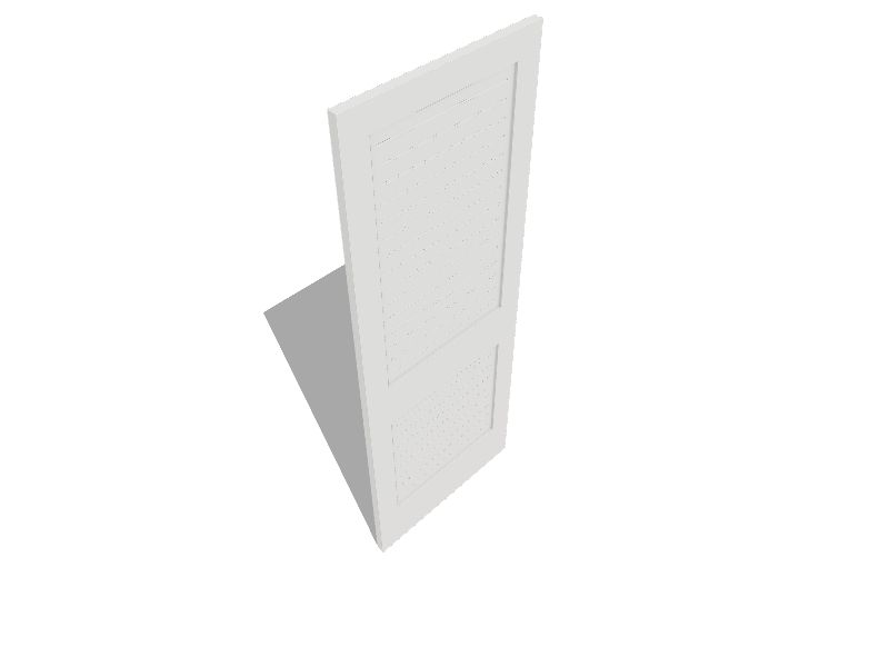 eightdoors 30 in. x 80 in. x 1-3/8 in. 1-Lite Solid Core Clear