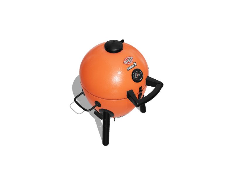 CharGriller AKORN Jr. Kamado Grill Orange Kamado Charcoal Grill in the