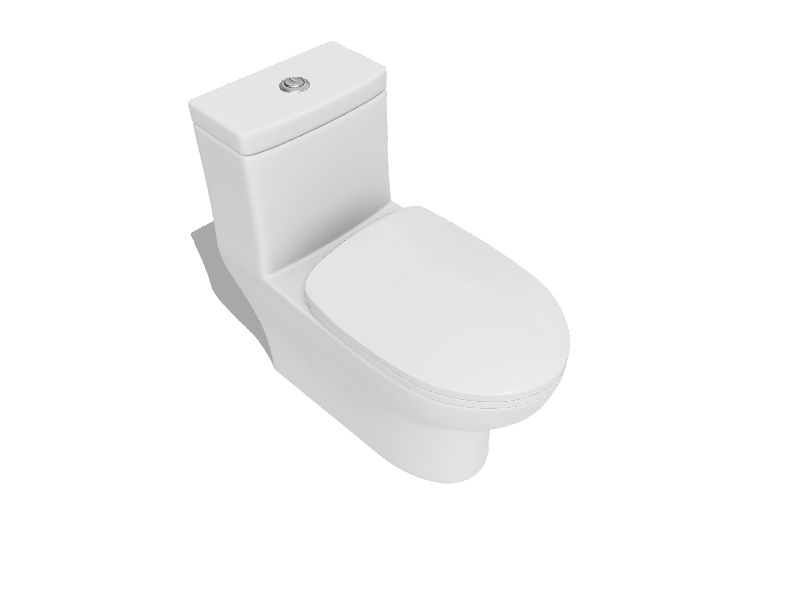 CASAINC Toilet White Dual Flush Elongated Standard Height Toilet (ADA