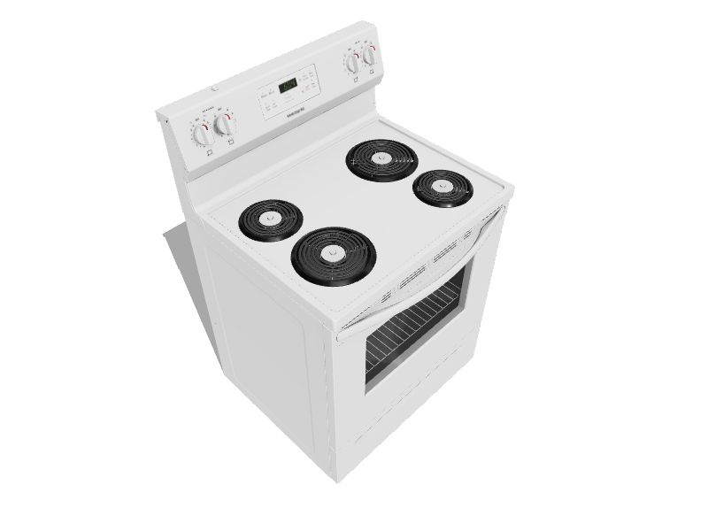 Frigidaire 5.3 cu ft. White Electric Coil Stove — Adaptive