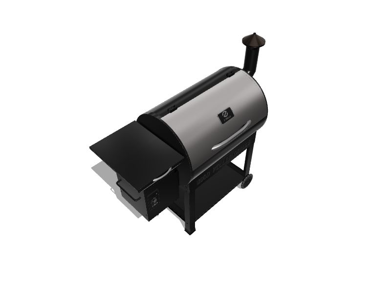 Z Grills Zpg-7002b3e 694 Sq. in. Wood Pellet Grill and Smoker 8-in-1 BBQ Stainless Steel