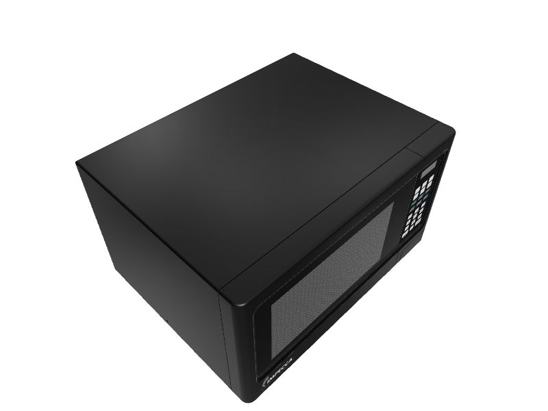 Impecca 1.1cu ft 1100Watt Countertop Microwave (Black) in the