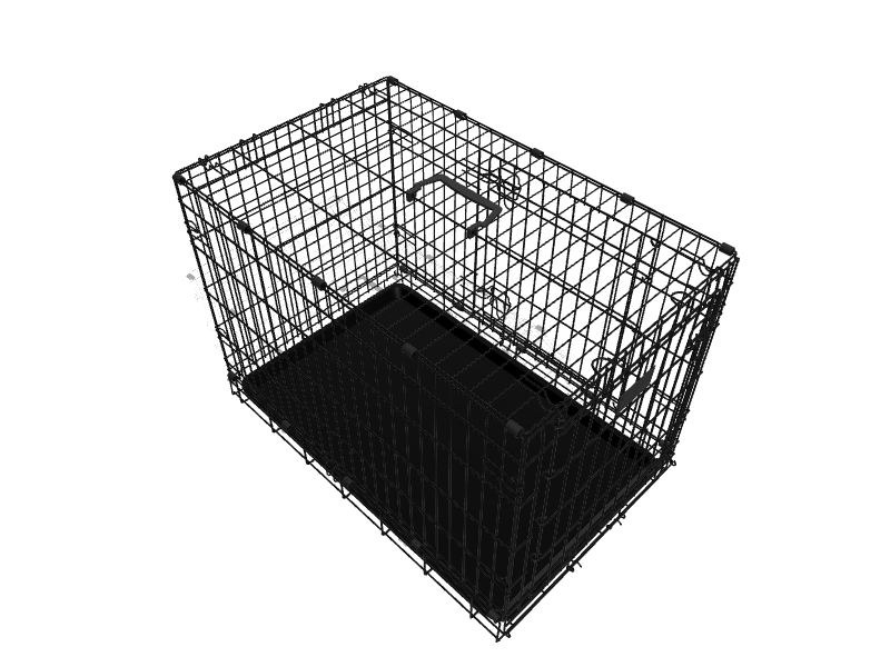 Pet Pal Wire Dog Crate Medium 3ft L x 1.92ft W x 2.08ft H in the