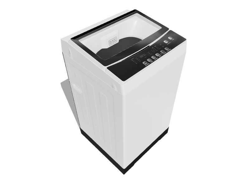 20.3 in. 1.7 cu. ft. 6-Cycle Portable Top Load Electric Washing Machine in  white
