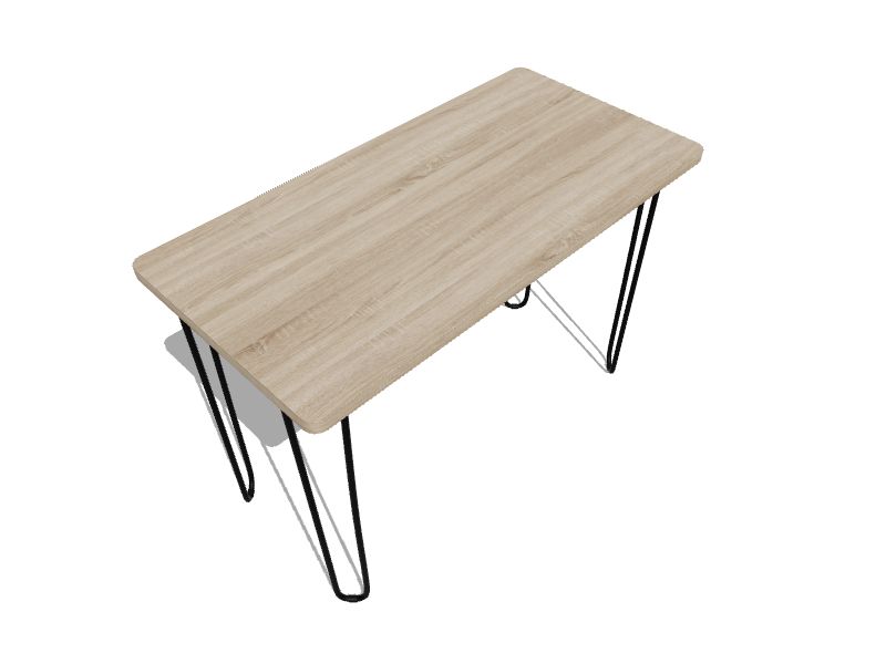 Hastings Home 39.25in Gray Modern/Contemporary Computer Desk in the