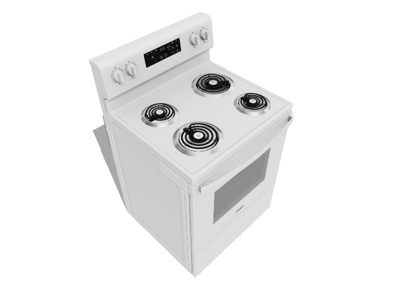 Whirlpool 4.8 Cu. ft. Electric Range with Keep Warm Setting White