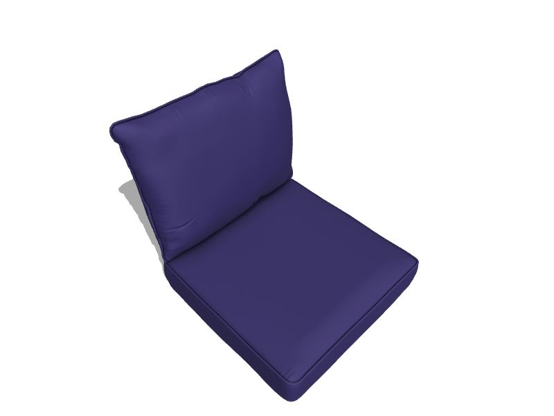 2-Piece Deep Seating Cushion Set Purple limbo backdrop classic color  Outdoor Chair Solid Rectangle Patio Cushion Set