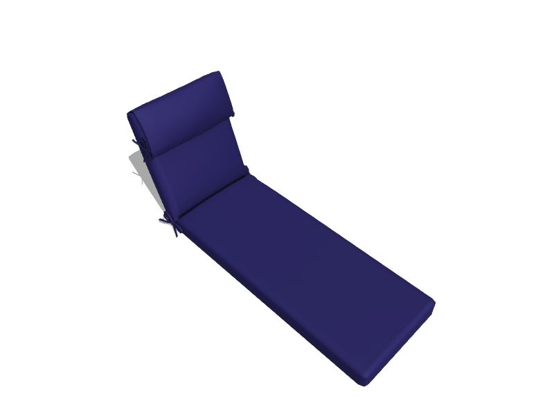 allen + roth Patio Chaise Lounge Chair Cushion