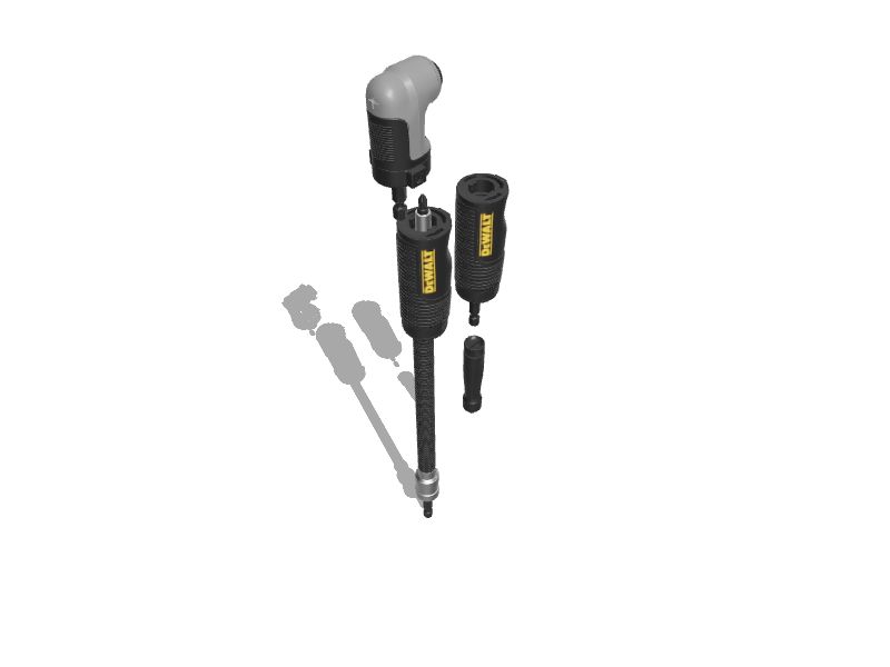 DEWALT Modular FlexTorq Right Angle Drill Attachment in the Drill Parts &  Attachments department at