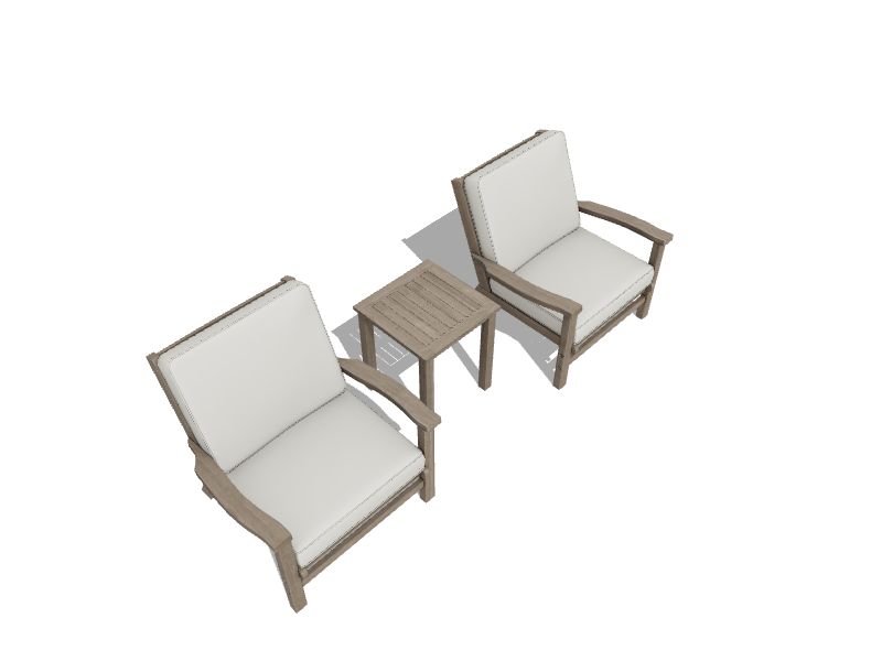 allen + roth benton ridge 3-piece wood frame patio