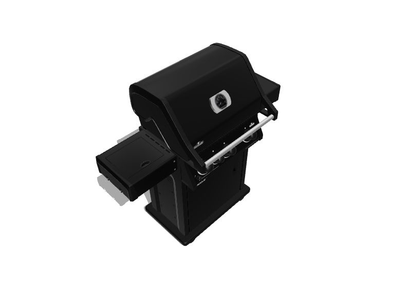 NAPOLEON Rogue XT Matte Black 3Burner Natural Gas Grill with 1 Side Burner with Integrated