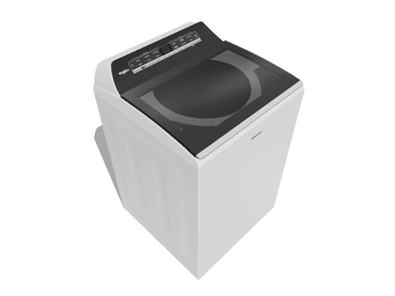 Whirlpool 5.2-5.3 Cu. Ft. Smart Top Load Washer with 2 in 1 Removable  Agitator White WTW8127LW - Best Buy