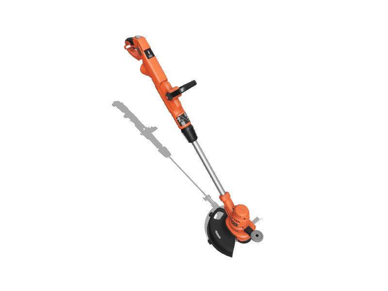 BLACK+DECKER 14 in. 6.5 AMP Corded Electric Single Line 2-in-1