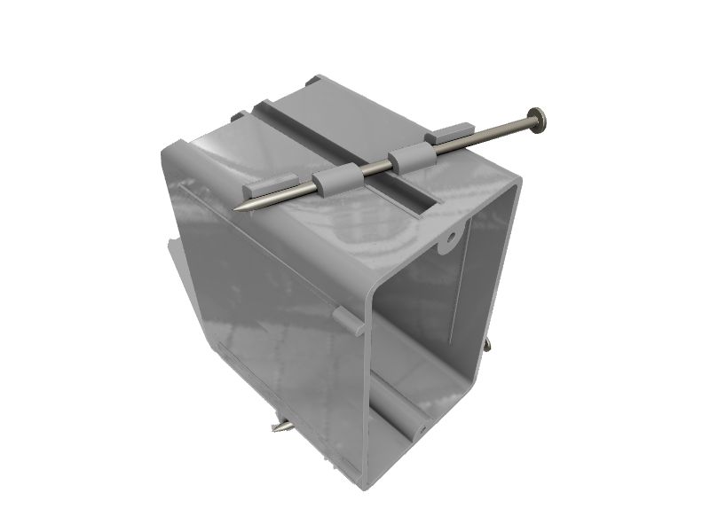 CANTEX 1-Gang PVC New Work Switch/Outlet Electrical Box LEZ20SNWV at ...