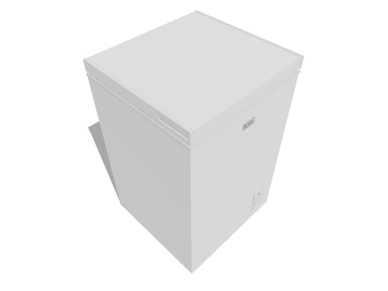 Black+Decker BCFK356 3.5-Cubic-Foot Chest Freezer, White 