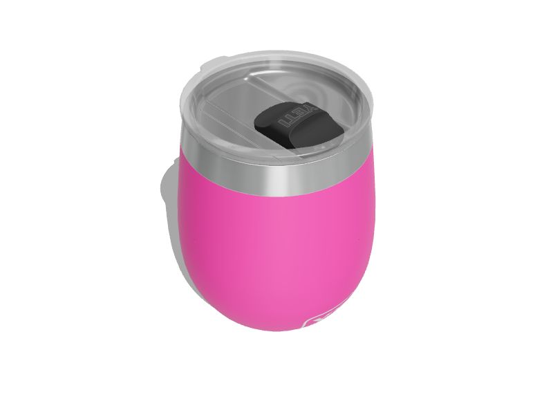 Yeti Rambler 10oz Wine Tumbler with Magslider Lid - Power Pink