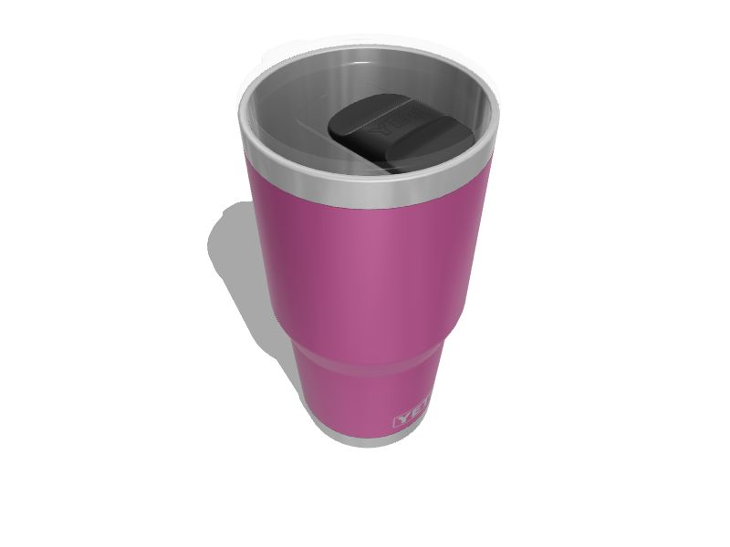 30 OZ Pink YETI Coolers Rambler Tumbler Stainless Steel Cup Coffee