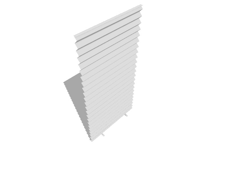 Redi Shade 36in x 72in White Light Filtering Cordless Pleated Shade