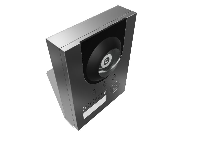 TOUGHDOG Wired Video Doorbell in Black and Silver in the Video