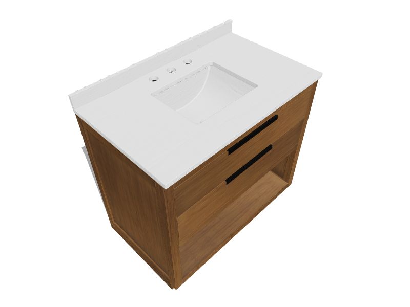 Origin 21 Beecham 36-in Almond Toffee Undermount Single Sink