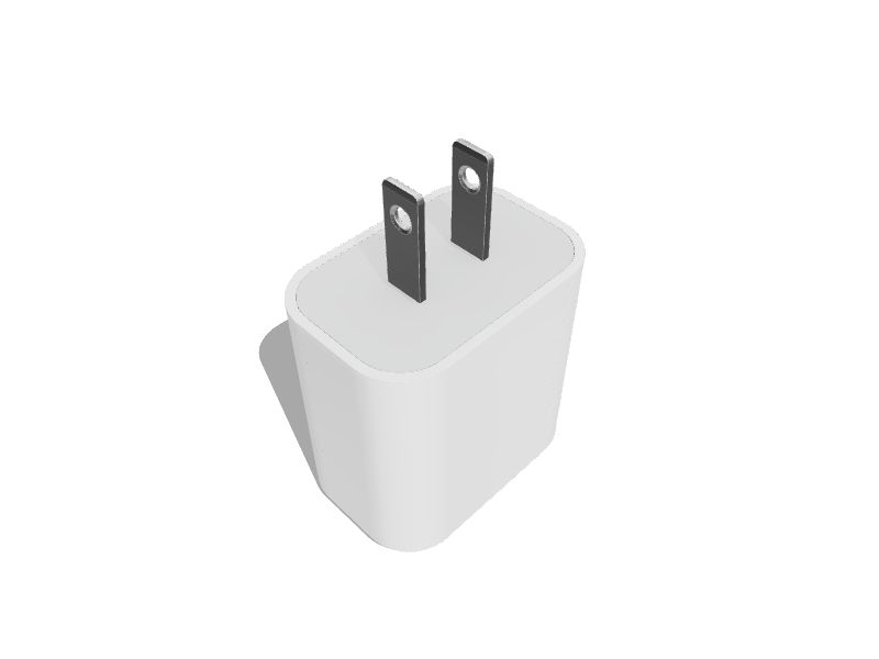 Apple 20W USB-C Power Adapter in at & department Connectors the Plugs