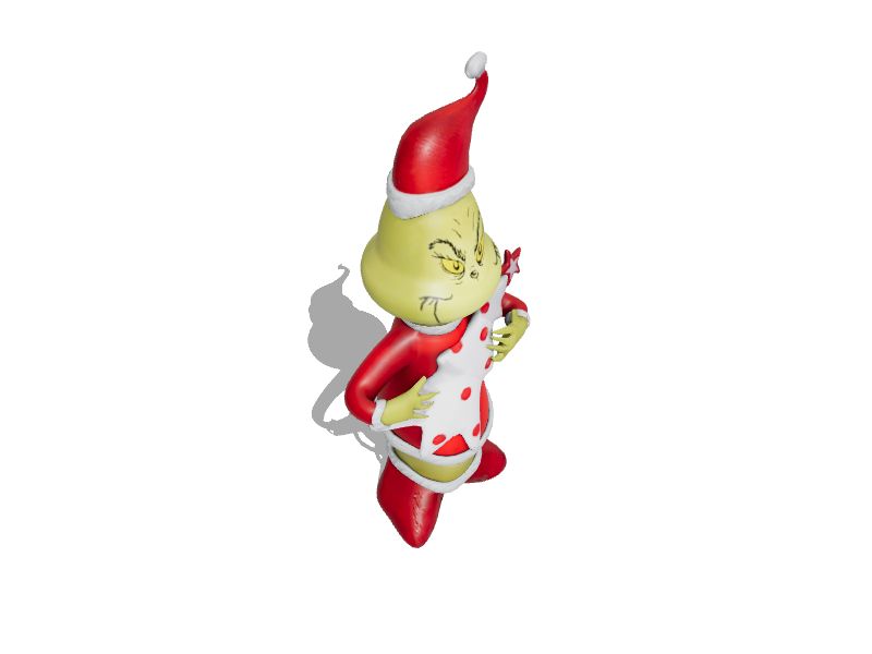 Grinch Dr Seuss's 3.5-ft Lighted Dr. Seuss The Grinch Merry Christmas  Inflatable in the Christmas Inflatables department at