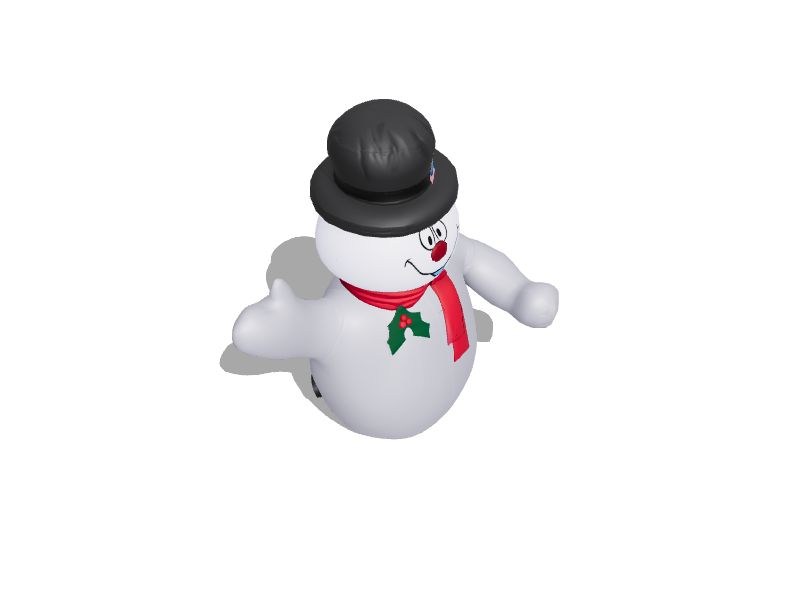  Gemmy Car Buddy Inflatable Snowman Airblown Inflatable Car  Decoration for Use in Car Only, white, I-9 : Patio, Lawn & Garden