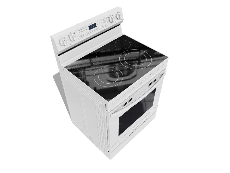 NE63A6511SW by Samsung - 6.3 cu. ft. Smart Freestanding Electric Range with  No-Preheat Air Fry & Convection in White