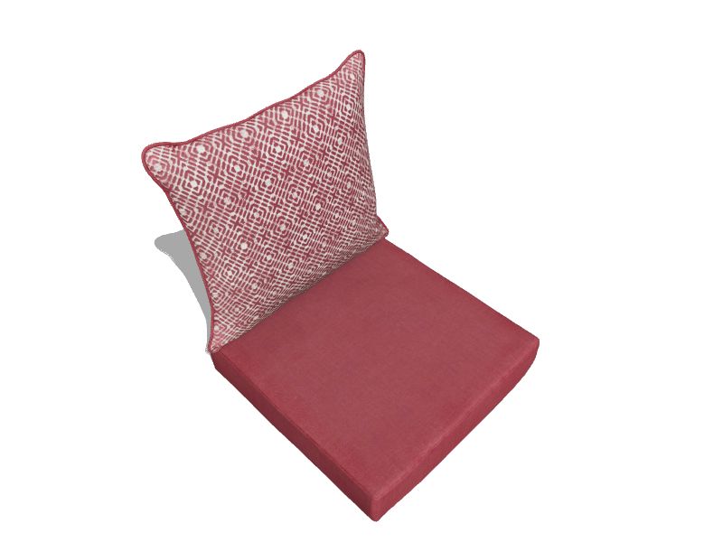 Style Selections 2-Piece Alfresco Grotto Deep Seat Patio Chair Cushion