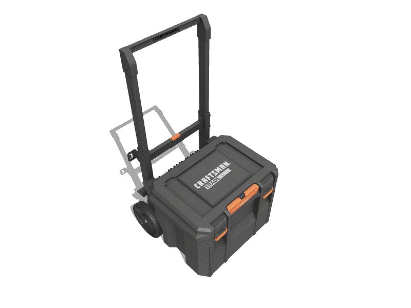 CRAFTSMAN TRADESTACK System 22.5-in Black Structural Foam Lockable Tool Box  in the Portable Tool Boxes department at