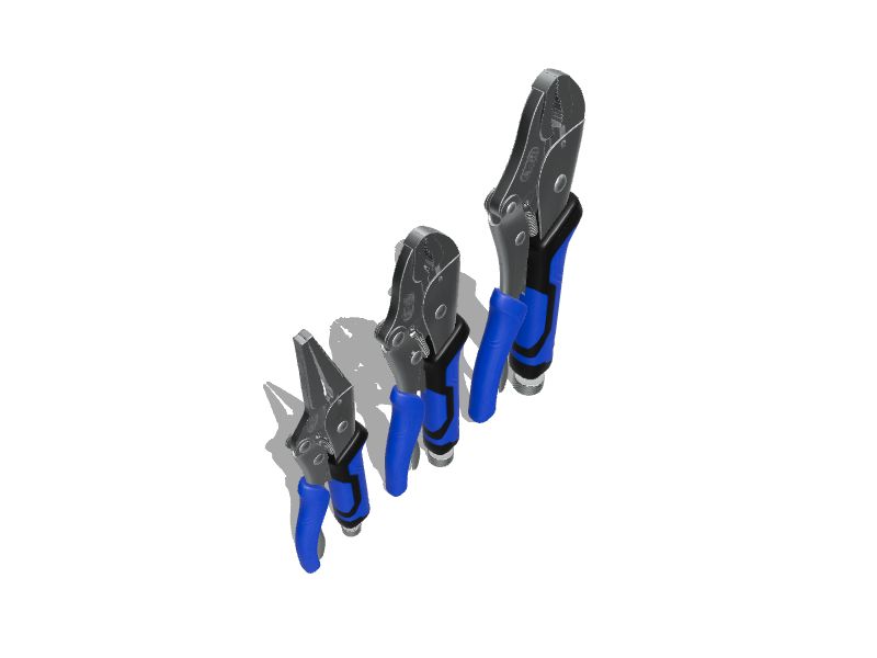 Kobalt 3-Piece Locking Pliers Set